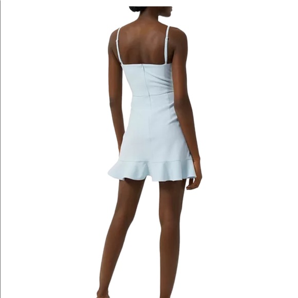 - French connection Whisper Frill Hem White dress - Picture 5 of 7